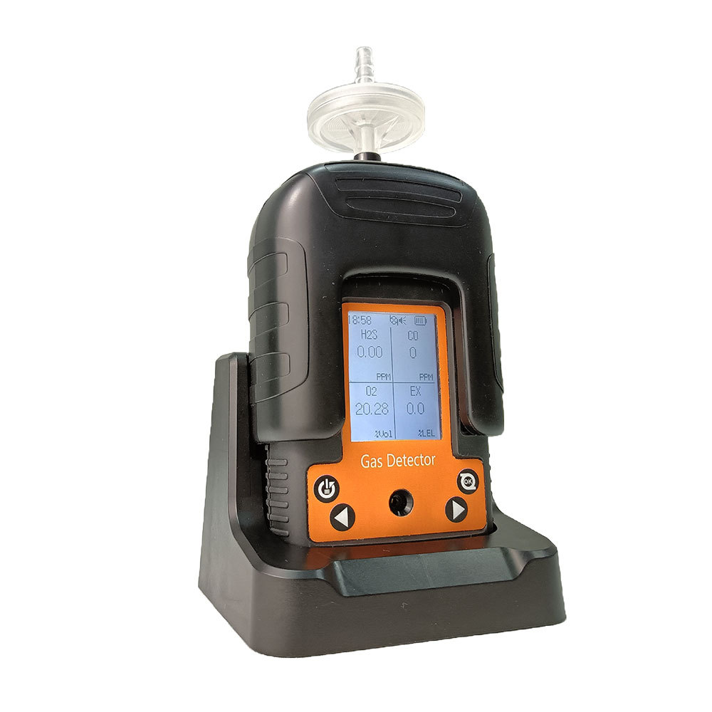 Hoe handig is de gegevensoverdracht van de vier-in-één draagbare gasdetector?