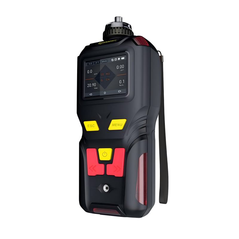 Is er een specifieke stroomvoorzieningsvereiste voor draagbare zuurstofconcentratiedetectoren? Kunnen ze alleen op batterijen werken?