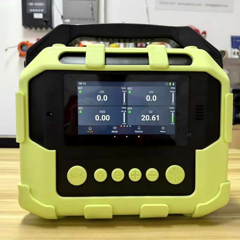 Waarom blijft de aflezing op een draagbare brandbaar gasdetector rondspringen?