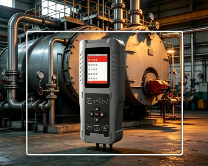 Intelligente draagbare rookgasanalysator voor monitoring van industriële ketelemissies
