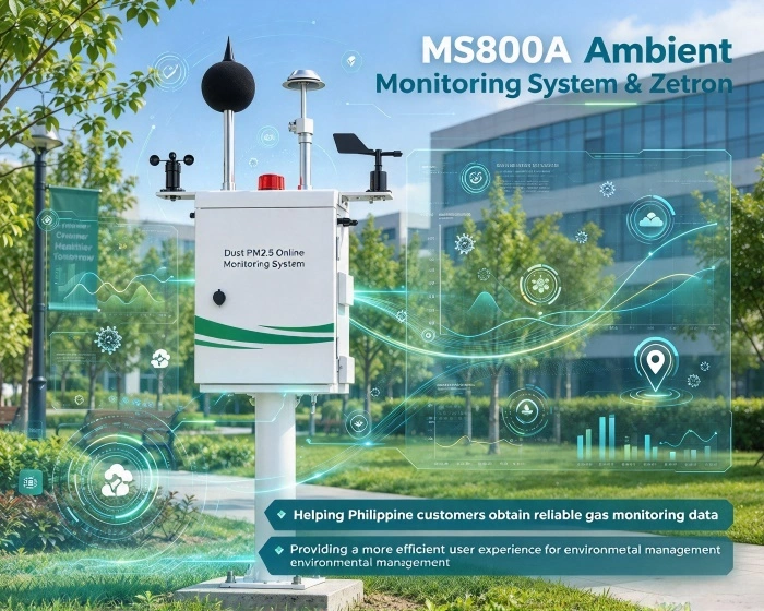 ​Zetron MS800A luchtkwaliteitbewakingssysteem ingezet in de Filipijnen, installatie en training voltooid