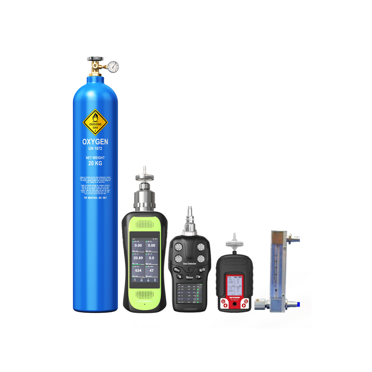 Draagbare gasdetector-bumptestkit