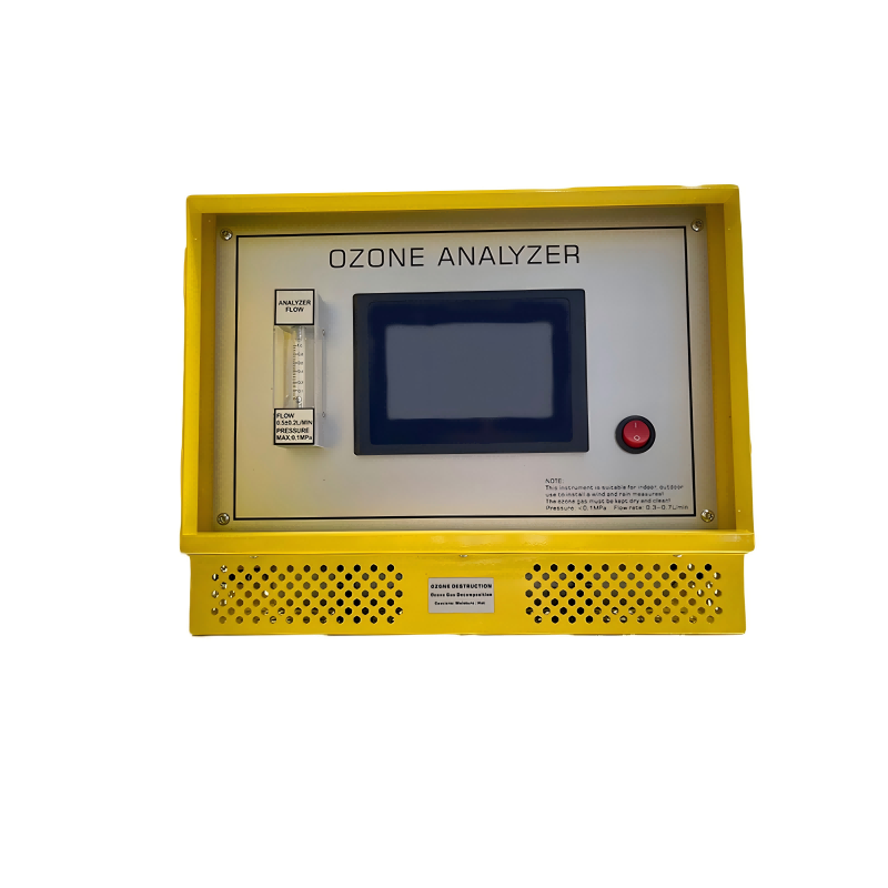 Aan de muur gemonteerde ozonanalyser